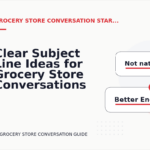 Clear Subject Line Ideas for Grocery Store Conversations