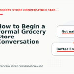How to Begin a Formal Grocery Store Conversation
