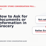 How to Ask for Documents or Information in Grocery Store Conversation English