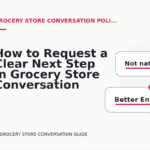 How to Request a Clear Next Step in Grocery Store Conversation English