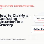 How to Clarify a Confusing Situation in a Grocery Store Conversation